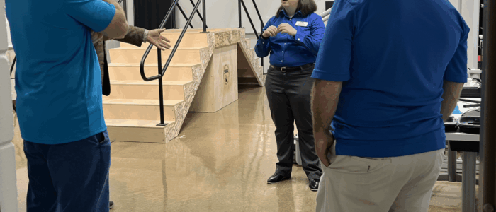 Dr. Sara Harper (pictured above) is an Assistant Professor of Exercise Science in the Kinesiology Department.