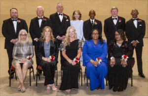The 2025 inductees into the Alabama Sports Hall of Fame. Melanie Donahoo is pictured front row, second from left. Tanya Broadway is pictured front row, third from left.