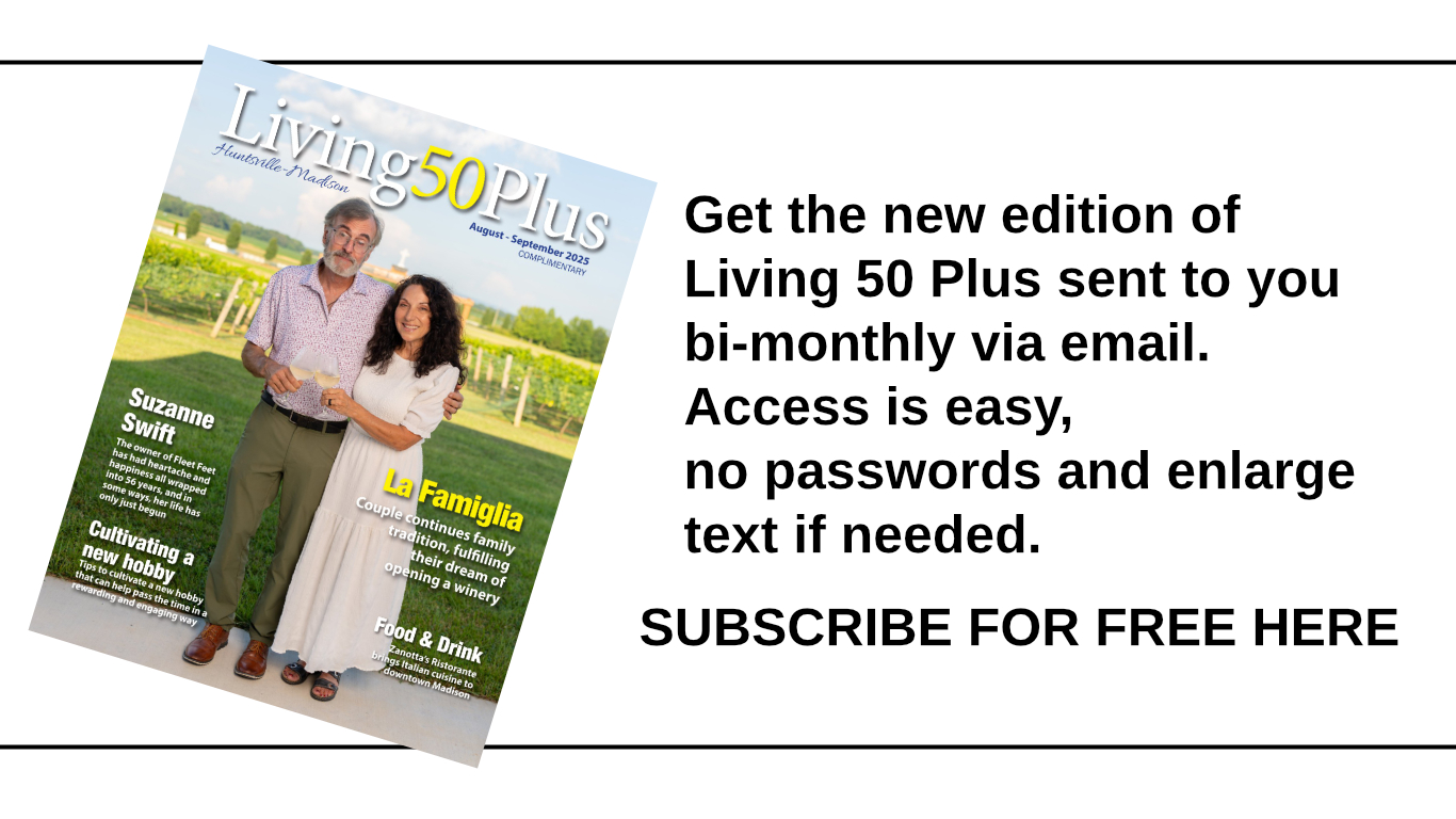Living 50 Plus Newsletter Signup