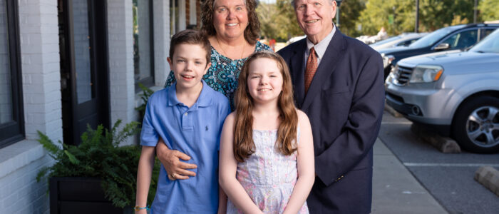 Keith and Edie adopted their granddaughter, Harper, and their grandson, Kiran.