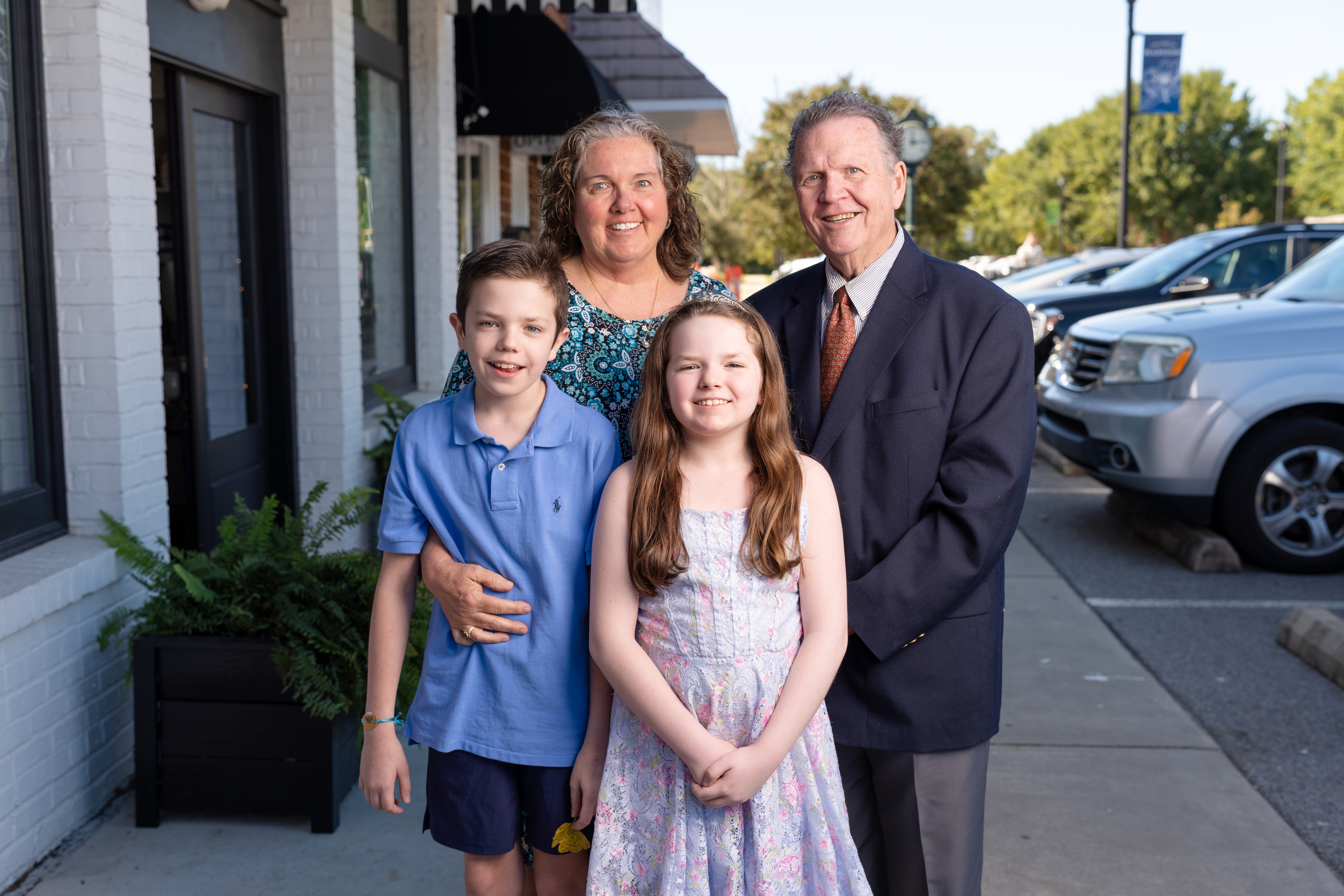 Keith and Edie adopted their granddaughter, Harper, and their grandson, Kiran.